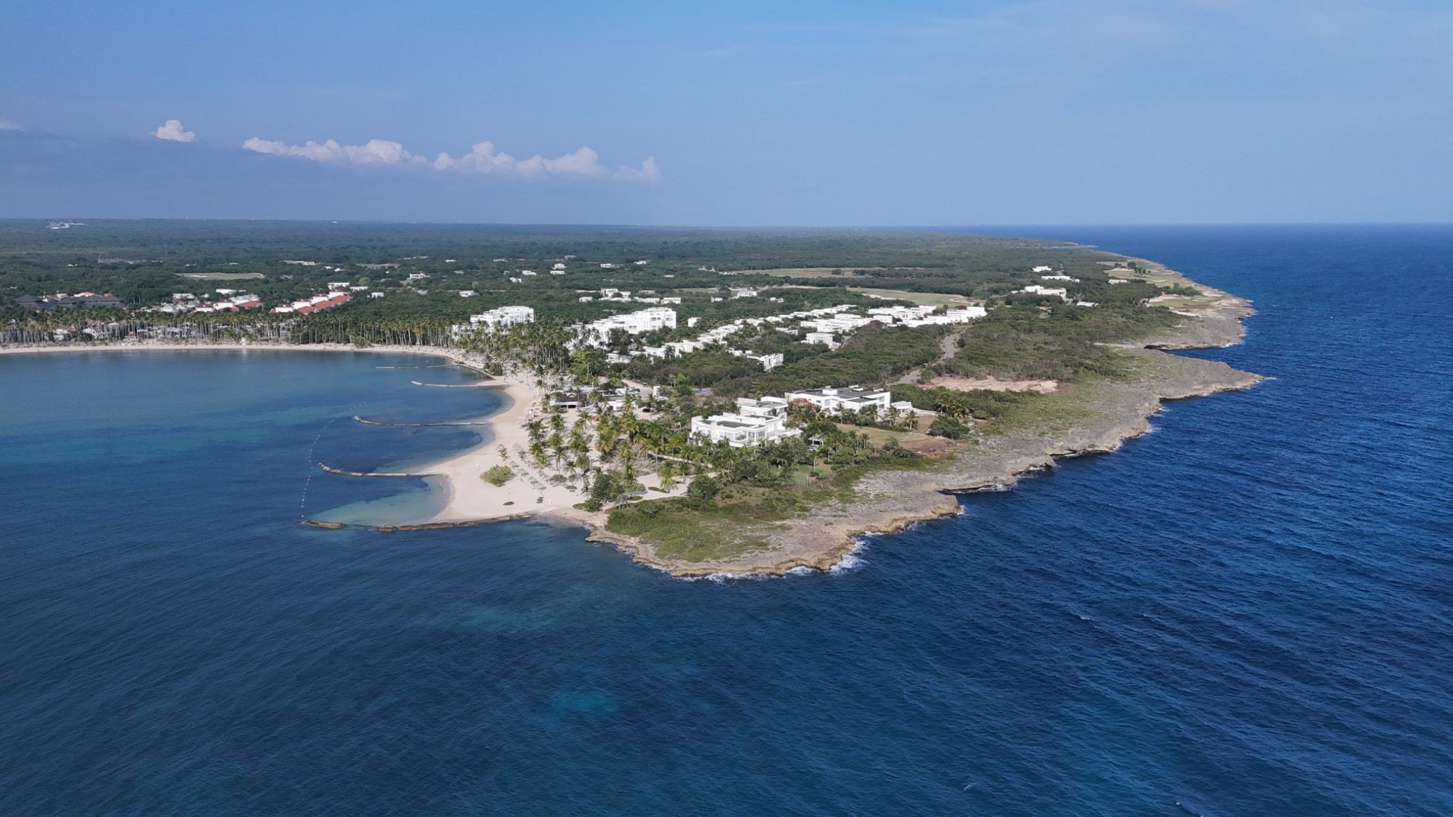 Caribbean coast at Playa Nueva Romana, Dominican Republic
